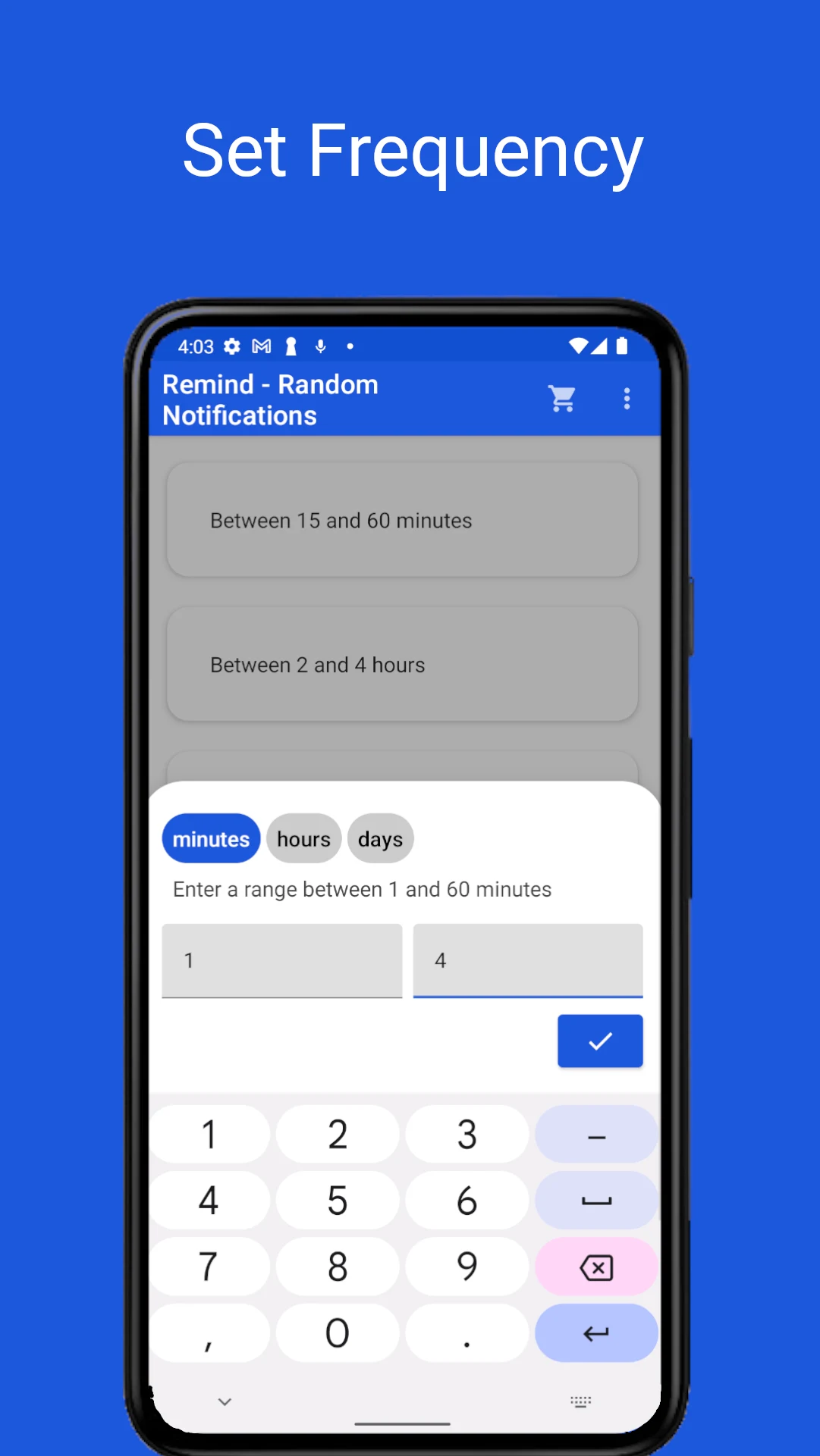 Remind - Random Notifications screenshot
