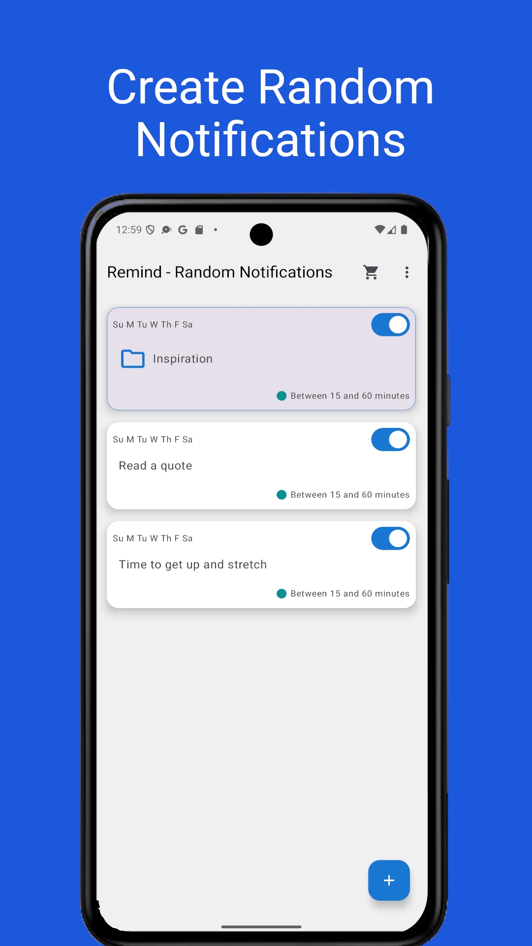 Remind - Random Notifications screenshot