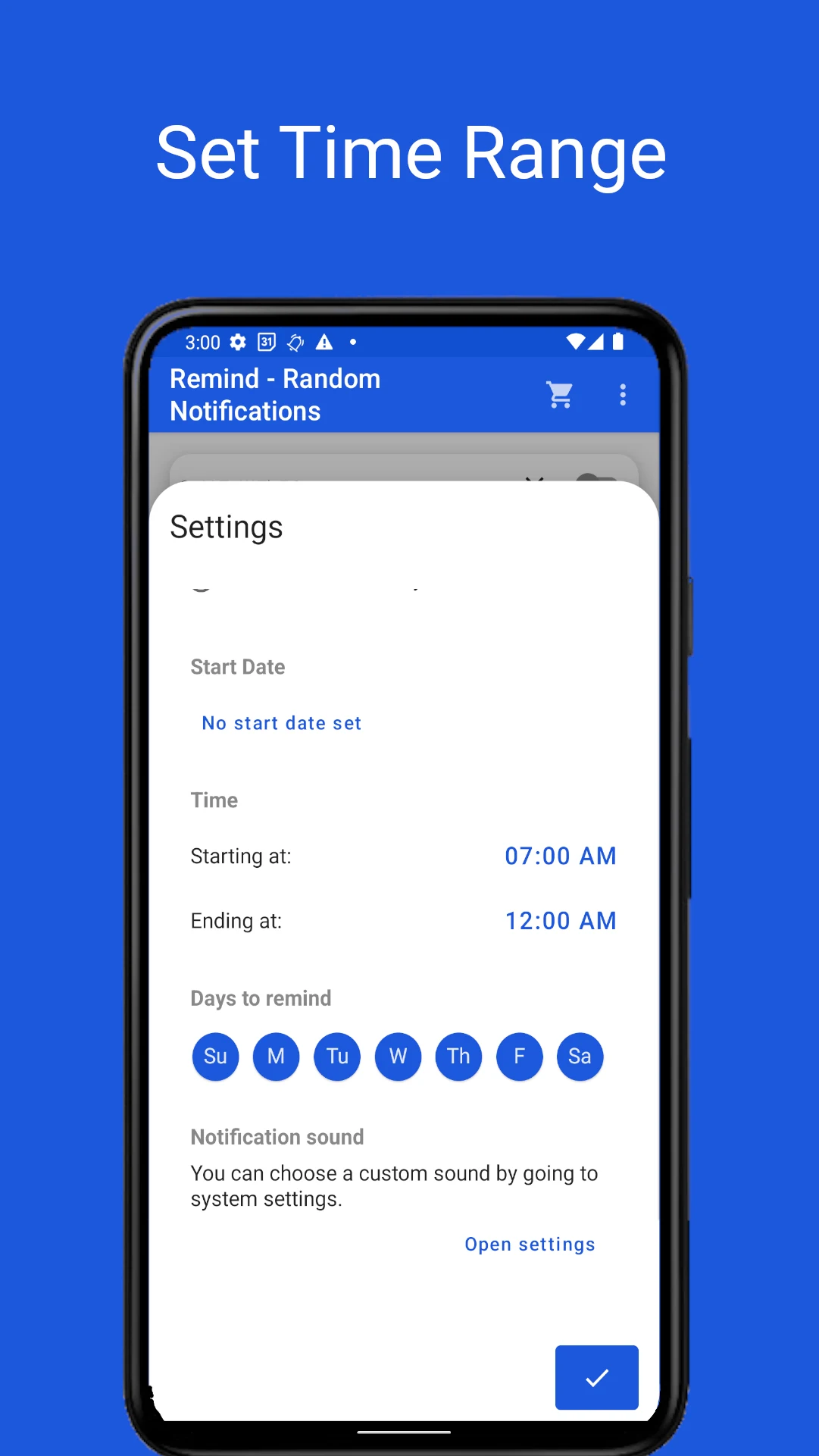 Remind - Random Notifications screenshot